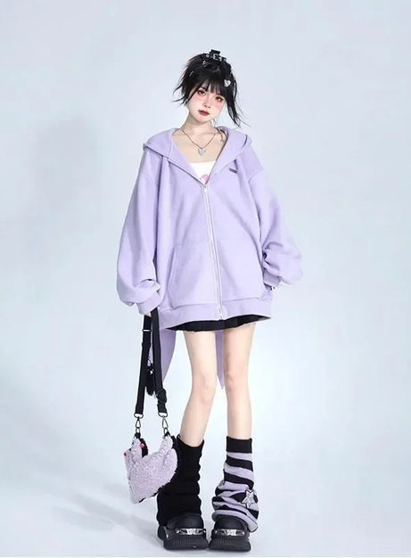 Bunny Ear Oversized Hoodie