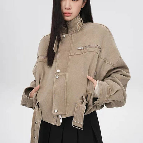 Streetcore Buckle-Up Oversized Jacket