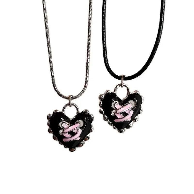 Dark Romance Corset Heart Necklace