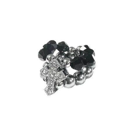 Grunge Faith Beaded Ring