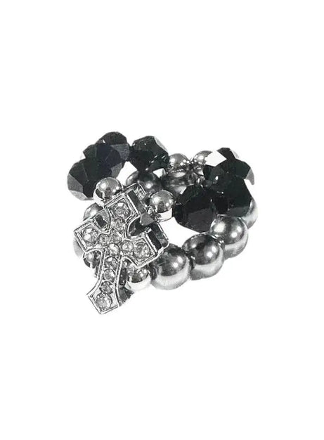 Grunge Faith Beaded Ring