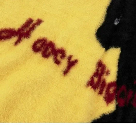 Fuzzy Black Cat Knit Sweater
