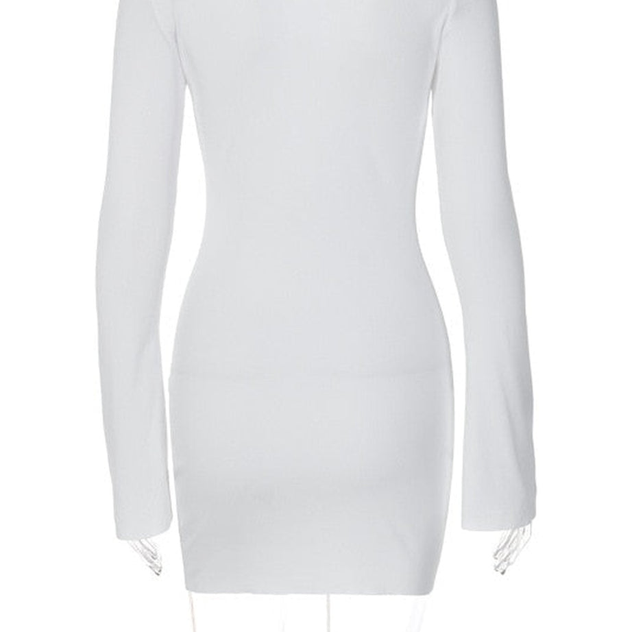 Y2k Baddie Bandage Black Mini Dress