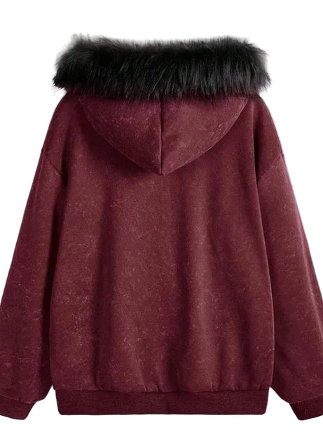 Fallen Grace Cross Zip Hoodie