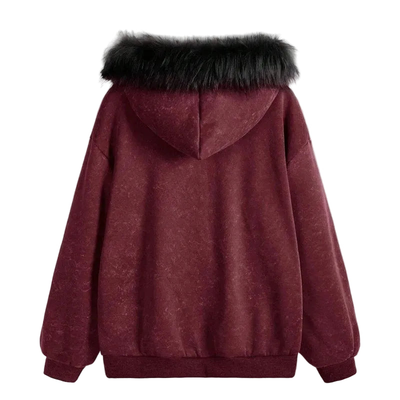 Fallen Grace Cross Zip Hoodie