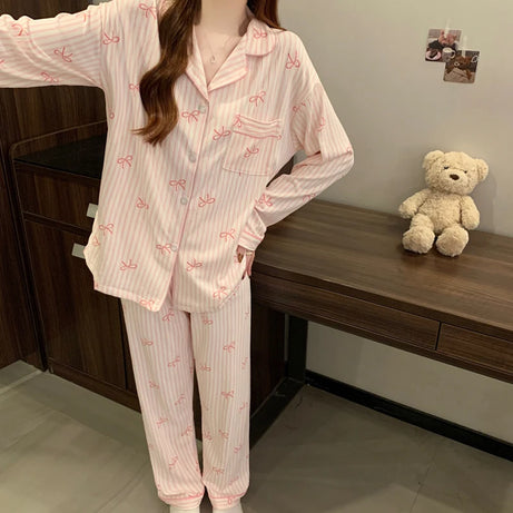 Sweet Bow Dream Pajama Set