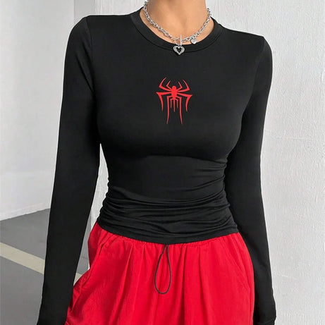 Webbed Energy Long Sleeve Top