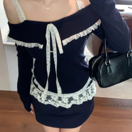 Midnight Lace Elegance Set