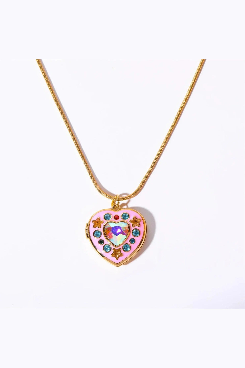 Y2k Heart Photo Frame Necklace