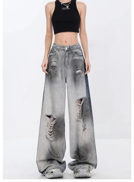 Ashen Ruin slitna jeans