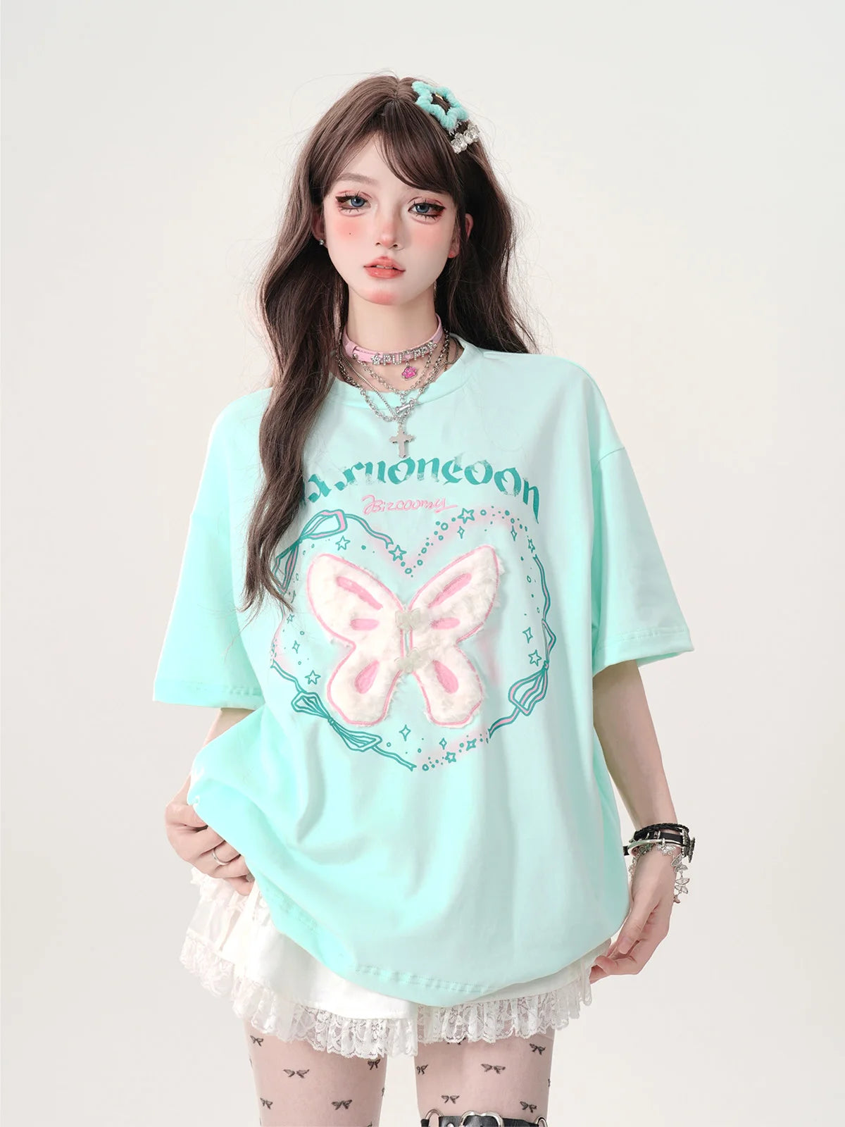 Mint Angel Butterfly T-Shirt