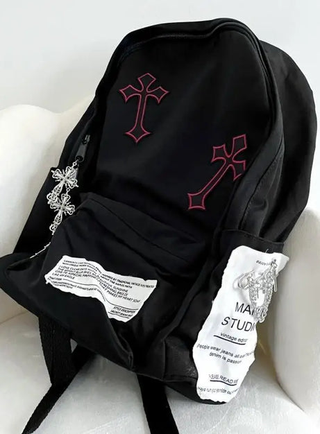 Crimson Cross Gothic Rucksack