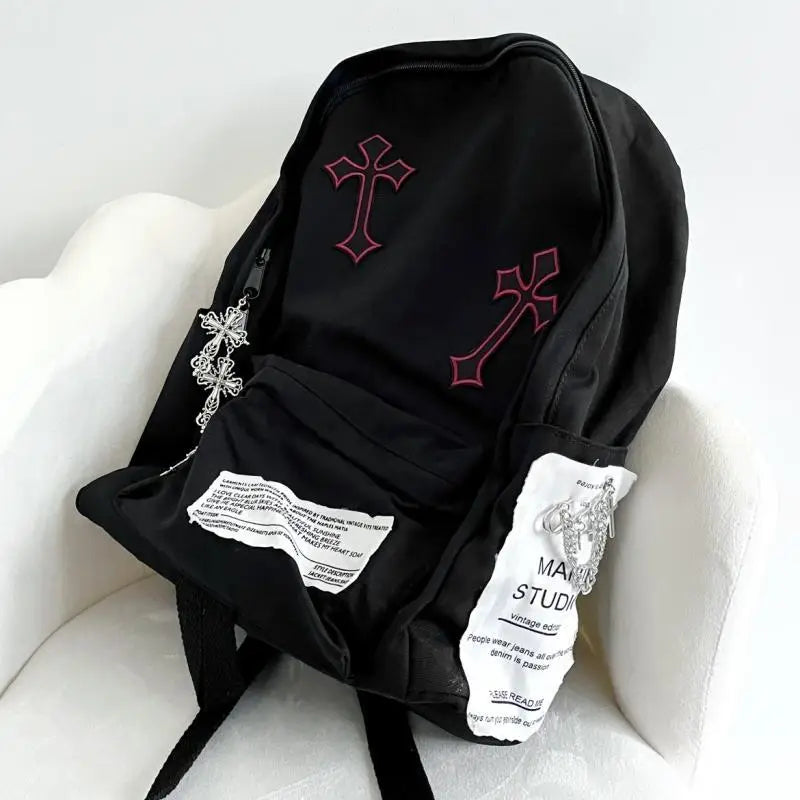 Crimson Cross Gothic Backpack