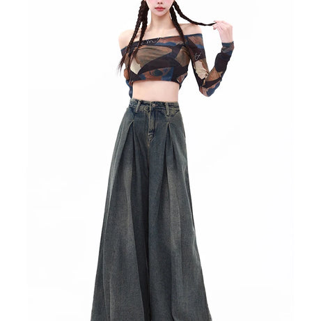 Ultra Wide-Leg Baggy Jeans