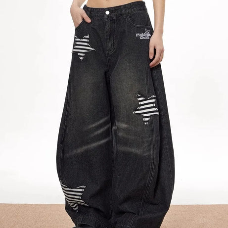 Cosmic Punk Panel Jeans