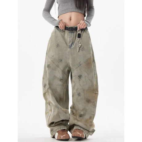 Grunge Fade Baggy Jeans
