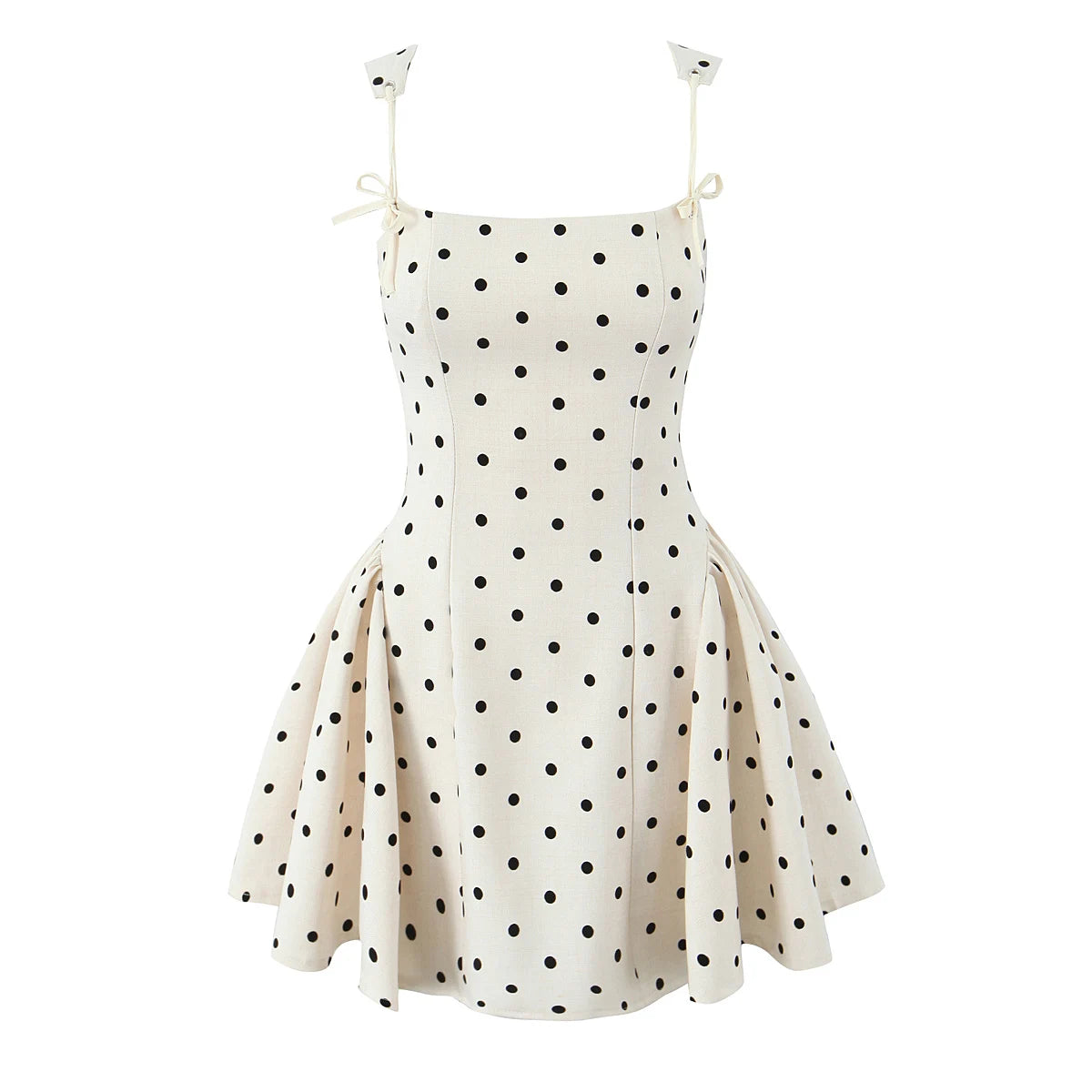 Retro Pop Bow Strap Dress