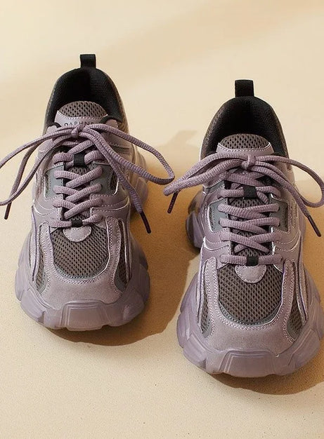 Violet Mesh Street Sneakers