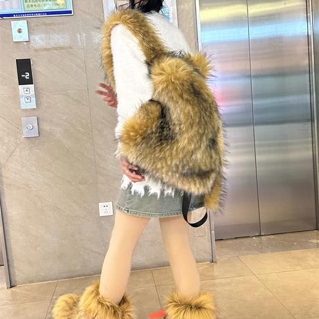 Fluffcore Beast Furry Backpack