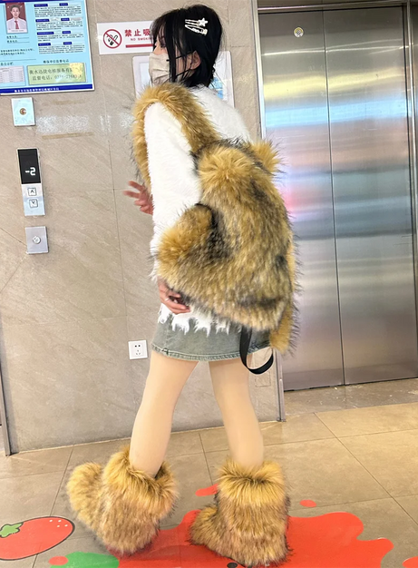Fluffcore Beast Furry Backpack