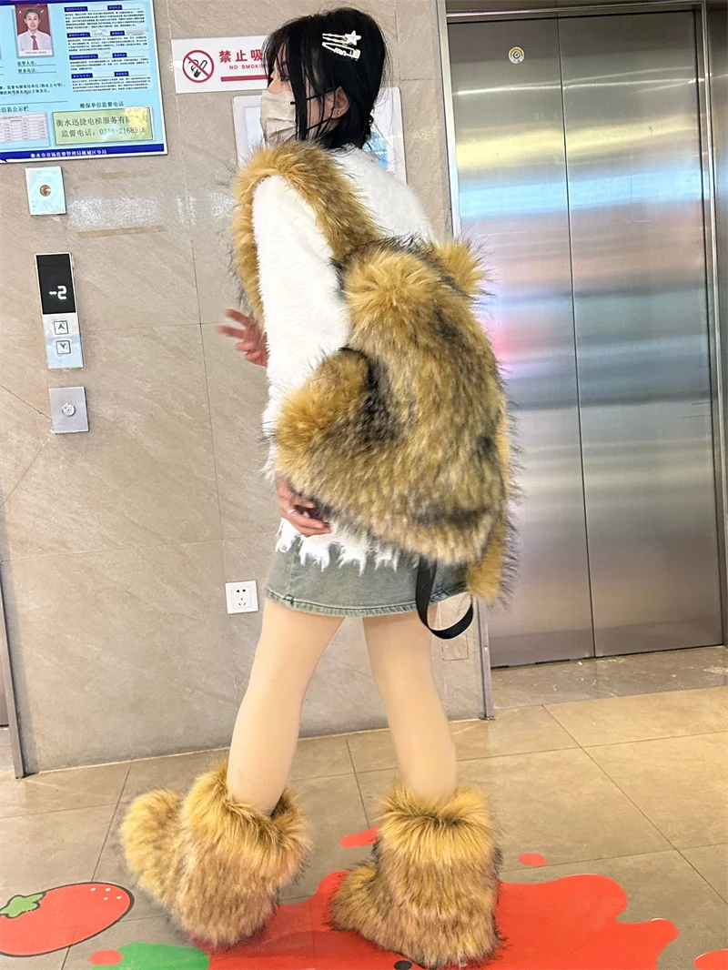 Fluffcore Beast Furry Backpack