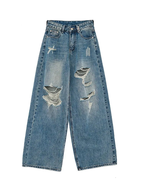 American Retro Ripped  Jeans