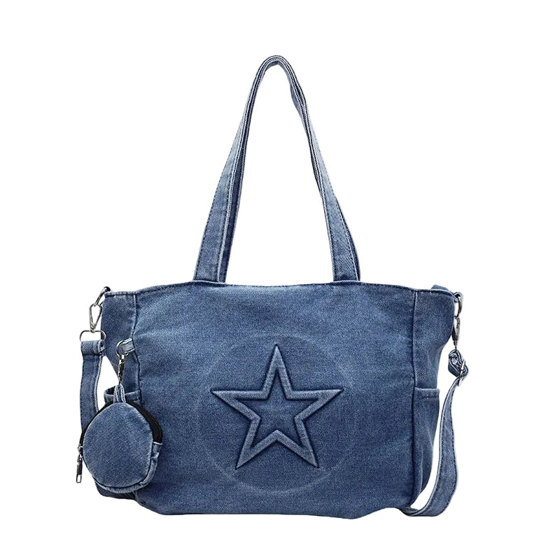 Blue Nova Star Shoulder Bag