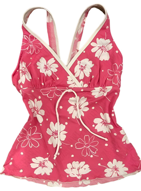 Island Bloom Tie Top