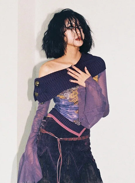 Violet Witch Samttop