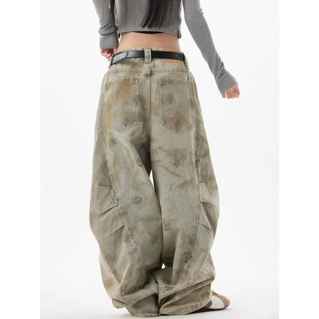 Grunge Fade Baggy Jeans