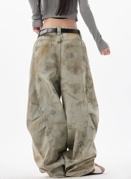 Grunge Fade Baggy Jeans