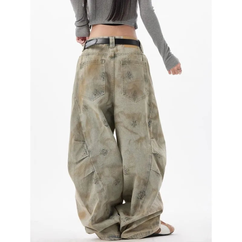 Grunge Fade Baggy Jeans