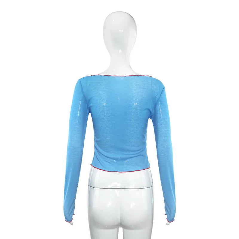 Forever Love Sheer Off-Shoulder Top