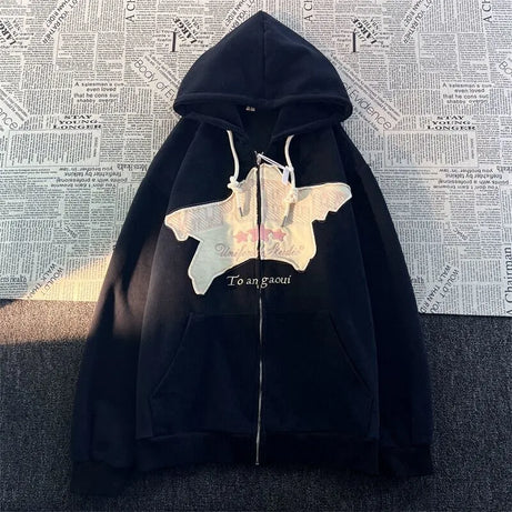 2000s Star Patch Hoodie