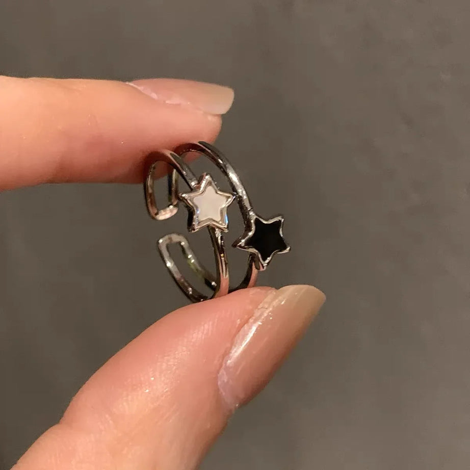 Midnight Duo Star Ring