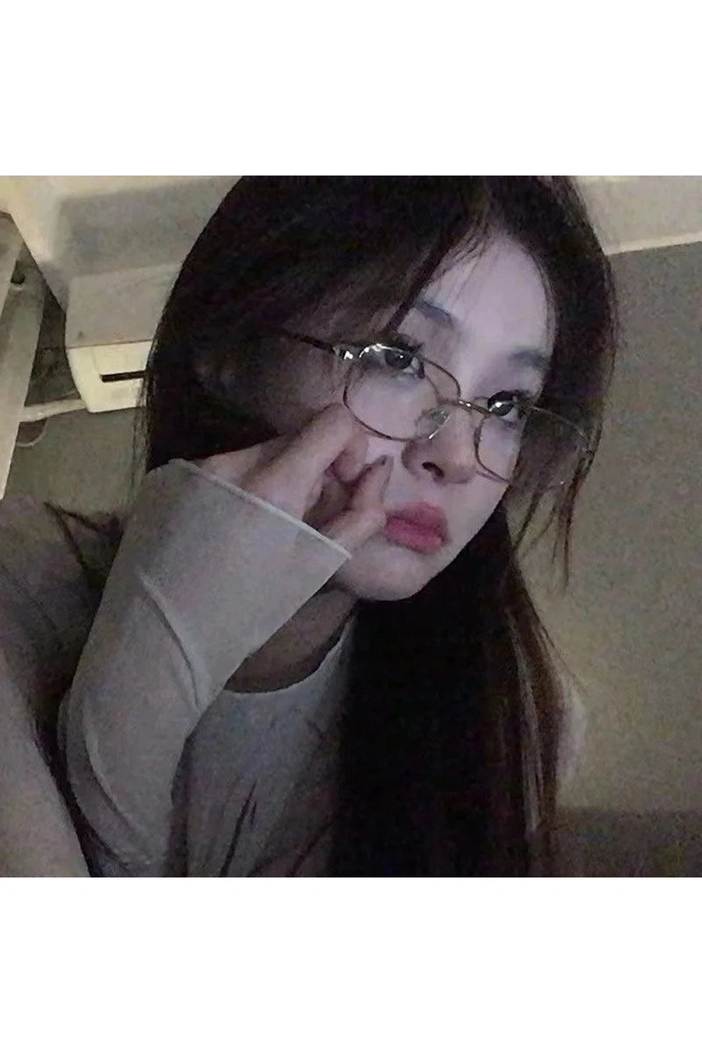 Y2k Harajuku Small Square Frame Glasses Women Retro Metal Eyeglasses Clear Reading Spectacle Blue Light Blocking Eyewear