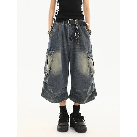 Industrial Punk Utility Jeans