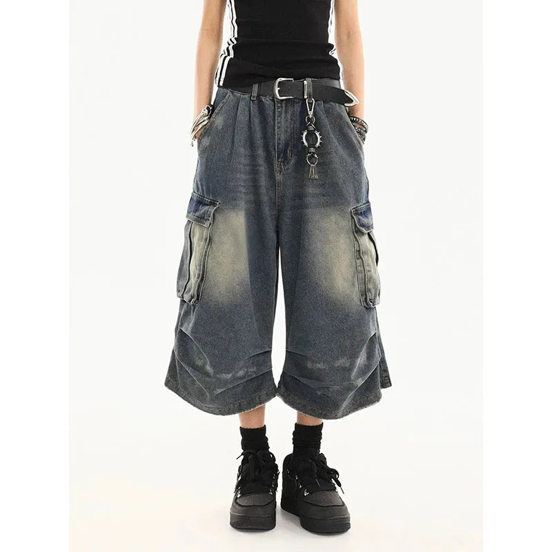 Industrial Punk Utility Jeans