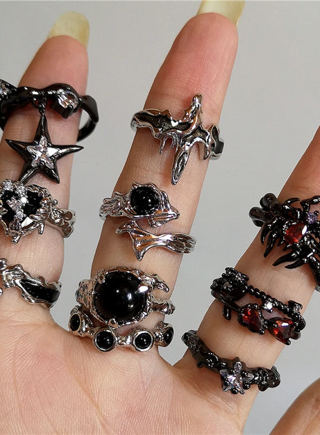 Gothic Nightfall Rings