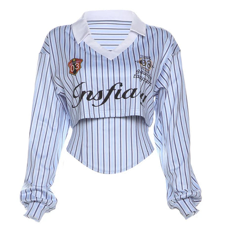 Varsity Edge Corset Shirt