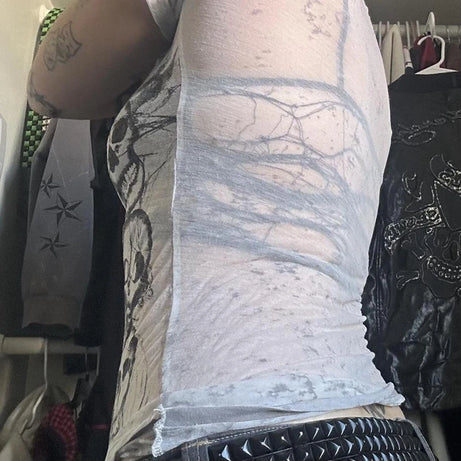 Eerie Cascade Skull Top