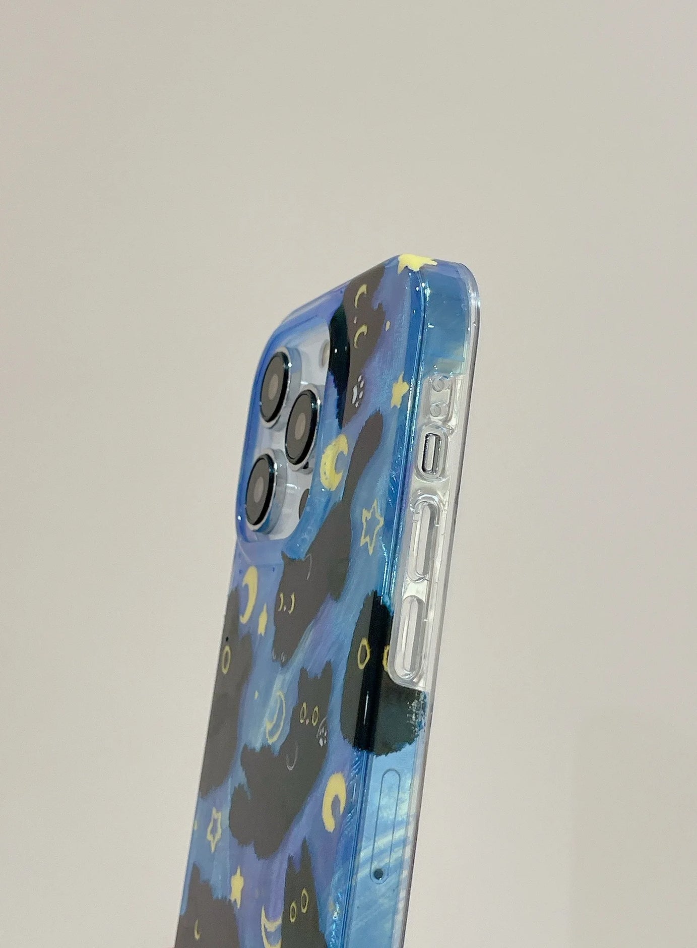 Moonlit Cat Dreams iPhone Case