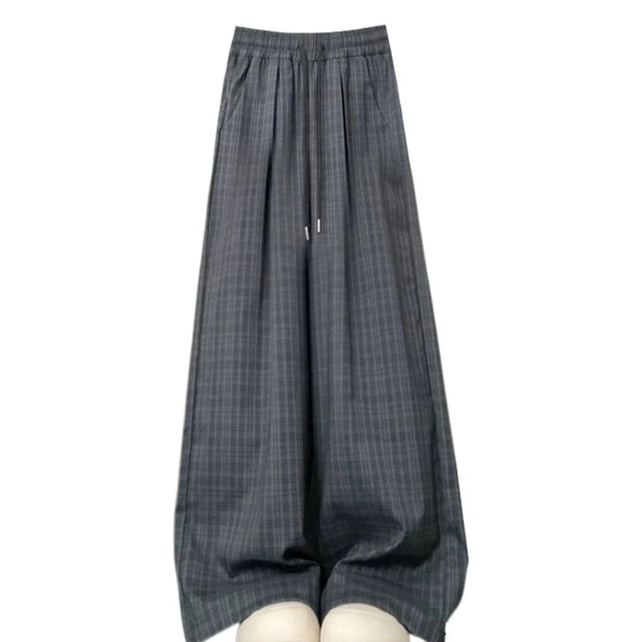 Y2k Oversized Plaid Slouchy Pants