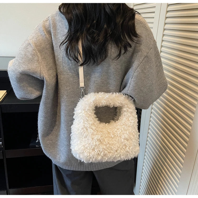 Plush Sweet Shoulder Bags