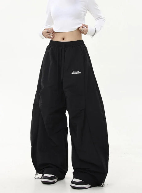 Neutral Oversized Parachute Pants