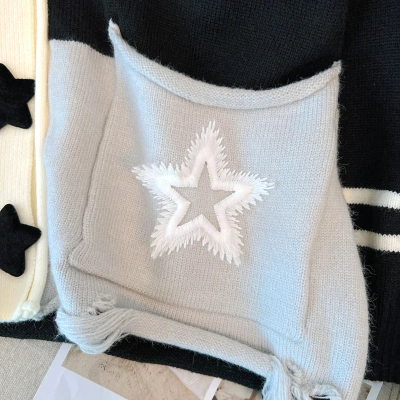 Stellar Patchwork Cardigan