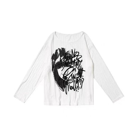 Graffiti Street Style Oversized Sweater