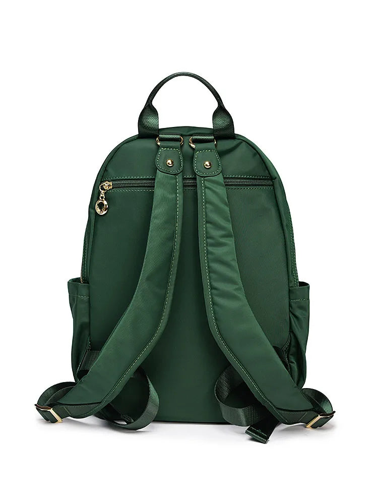 Emerald Luxe Zip Backpack
