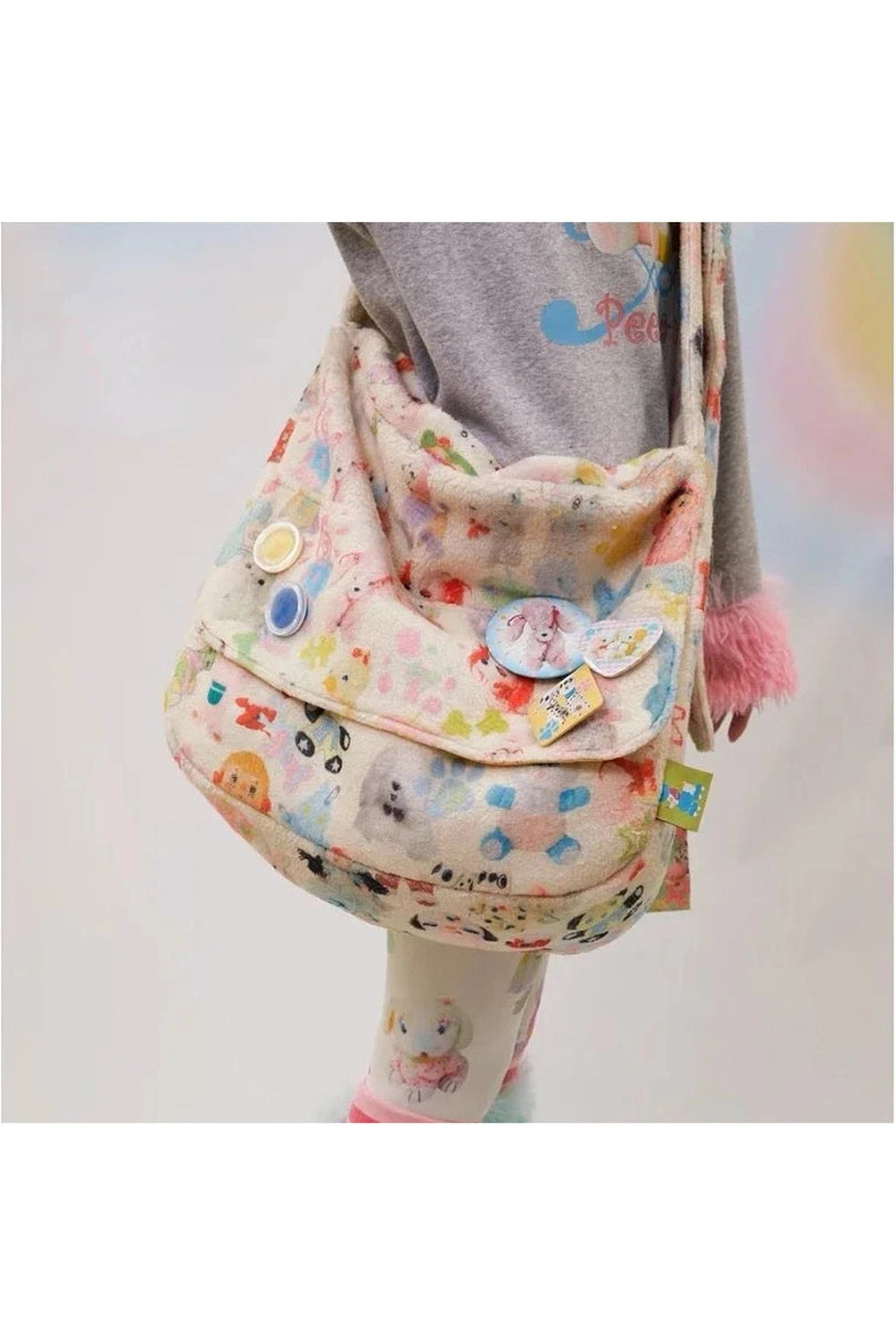 Y2k Whimsical Wonderland Plush Bag