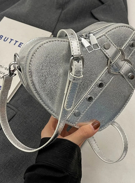 Punk Love Nitad Axelväska